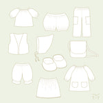 Doll Clothes BUNDLE - 10 Garments ~ Digital Pattern