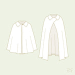 Collar Add-on for Cloaks Sewing Pattern - Adult ~ for Overland Cloak and Traveller Cape