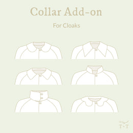 Collar Add-on for Cloaks Sewing Pattern - Adult ~ for Overland Cloak and Traveller Cape