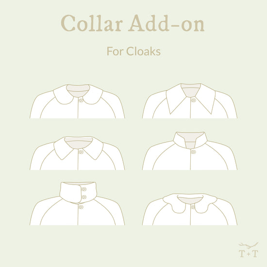 Collar Add-on for Cloaks Sewing Pattern - Adult ~ for Overland Cloak and Traveller Cape