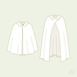 Collar Add-on for Cloaks Sewing Pattern - Adult ~ for Overland Cloak and Traveller Cape