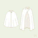 Collar Add-on for Cloaks Sewing Pattern - Adult ~ for Overland Cloak and Traveller Cape
