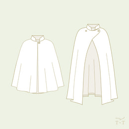 Collar Add-on for Cloaks Sewing Pattern - Adult ~ for Overland Cloak and Traveller Cape