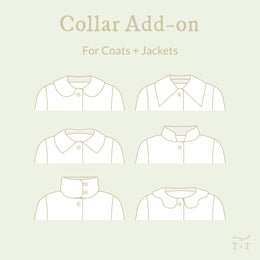 Collars Add-on Sewing Pattern - Adult ~ for Grove, Pixie, Flourish + Bloom