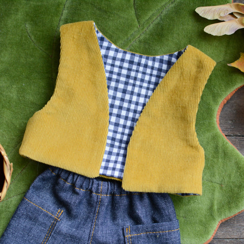 Reversible Vest - Doll ~ Digital Pattern