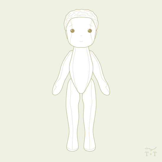 Kauri - Classic Cloth Doll 15" ~ Digital Pattern