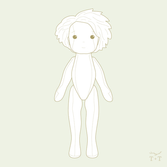 Rimu - Classic Cloth Doll 15" ~ Digital Pattern