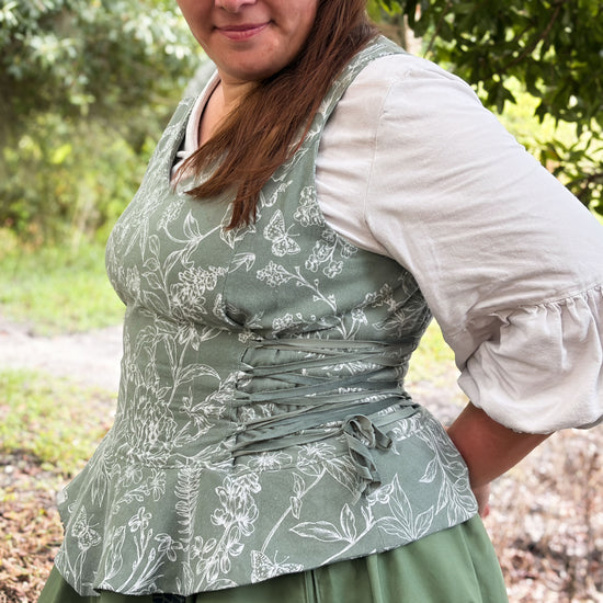 Wildvine Corset Top sewing pattern from Twig + Tale