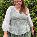 Wildvine Corset Top sewing pattern from Twig + Tale