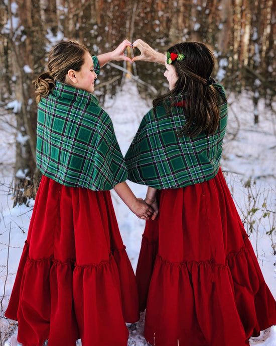 Traveller Cape Sewing Pattern - Child ~ reversible