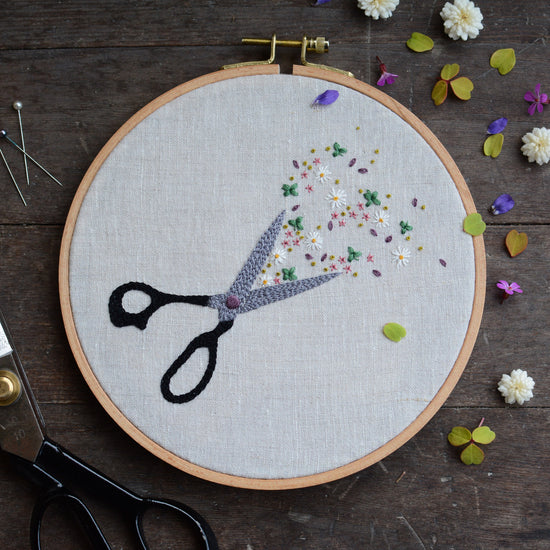 Enchanted Shears Embroidery Pattern