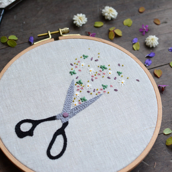 Enchanted Shears Embroidery Pattern