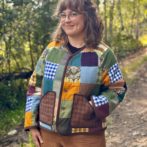Loft Quilted Jacket for Adults digital pdf sewing pattern from Twig + Tale