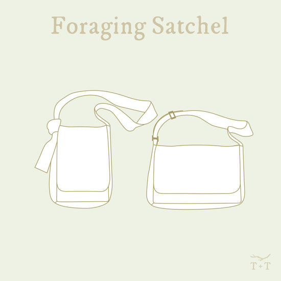 Foraging Satchel PDF sewing pattern from Twig + Tale