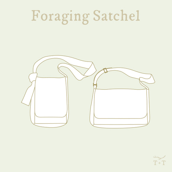 Twig + Tale BUNDLE of Leaf Satchel and Foraging Satchel sewing patterns