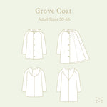 Grove Coat for Men/Straight Fit PDF sewing pattern from Twig + Tale