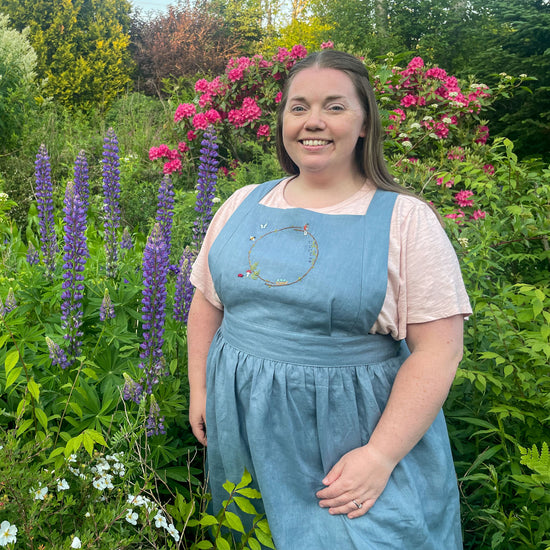 A Line Pinafore Dress Pattern Wildflower Pinafore Sewing Pattern Women's/Curved Fit Twig Tale A Line Pinafore Dress Pattern Wildflower Pinafore Sewing Pattern Women's/Curved Fit Twig Tale
