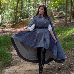 Cascades Cloak digital sewing pattern from Twig + Tale