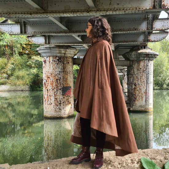 Cascades Cloak digital sewing pattern from Twig + Tale