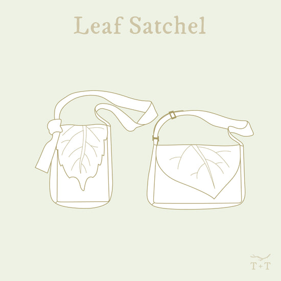 Twig + Tale Leaf Satchel PDF sewing pattern for children and adults