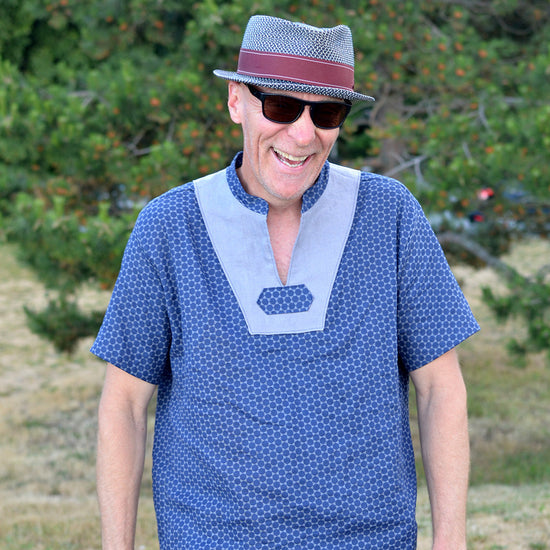 Men's Casual Breeze Shirt - PDF digital sewing pattern by Twig and Tale 7