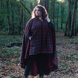 Cascades Cloak digital sewing pattern from Twig + Tale
