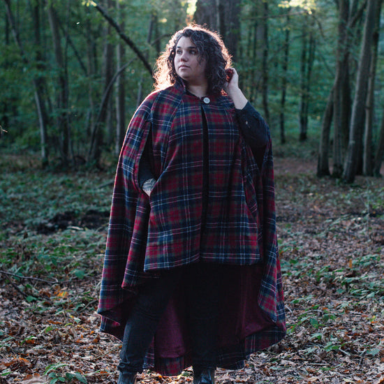 Cascades Cloak digital sewing pattern from Twig + Tale