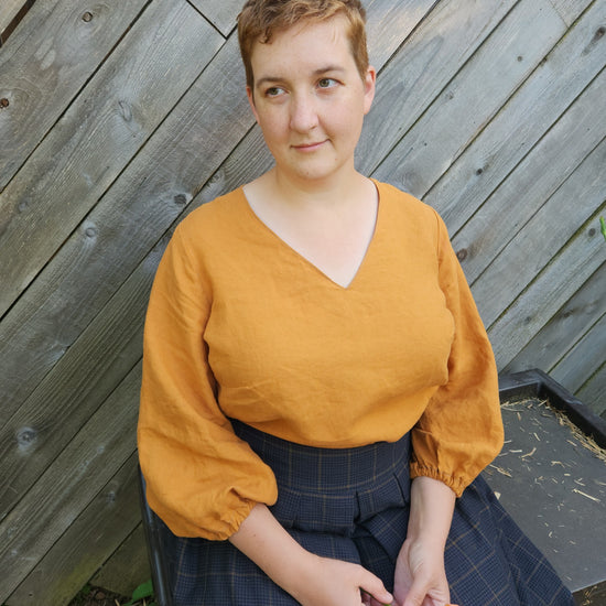 Vista Top Women's Curved Fit PDF sewing pattern from Twig + Tale