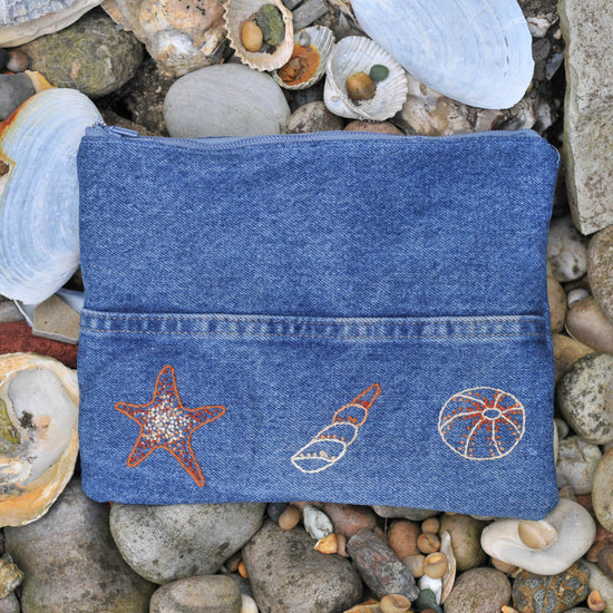 Seashell embroidery collection - digital embroidery pattern from Twig + Tale