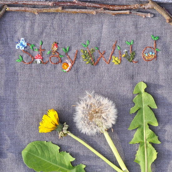 Woodland Alphabet Embroidery ~ Digital Pattern + Video