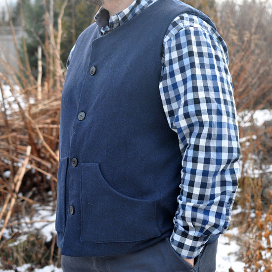 Pathfinder Vest for Men PDF Sewing Pattern from Twig + Tale