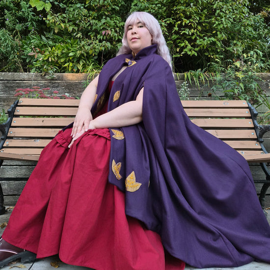 Cascades Cloak digital sewing pattern from Twig + Tale