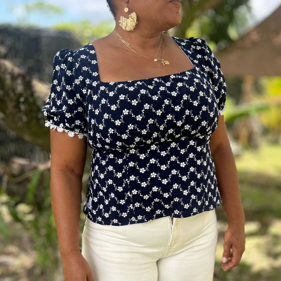 Willow Top digital sewing pattern from Twig + Tale