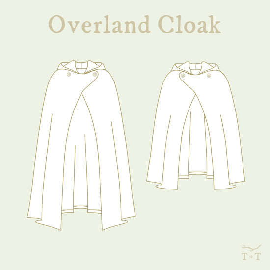 Overland Cloak - Adult ~ Digital Pattern + Video Class