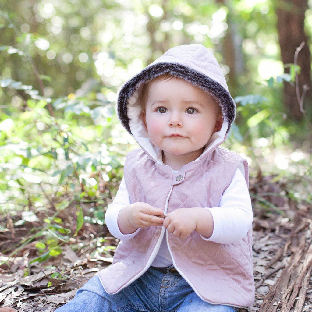 Baby hooded vest store