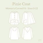 Pixie Coat - Women's/Curved Fit ~ Digital Pattern + Video Class