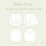 Pixie Coat - Women's/Curved Fit ~ Digital Pattern + Video Class