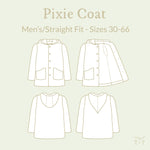 Pixie Coat - Men's/Straight Fit ~ Digital Pattern + Video Class
