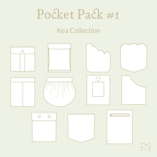 Pocket Pack 1 - Kea Collection ~ Digital Pattern