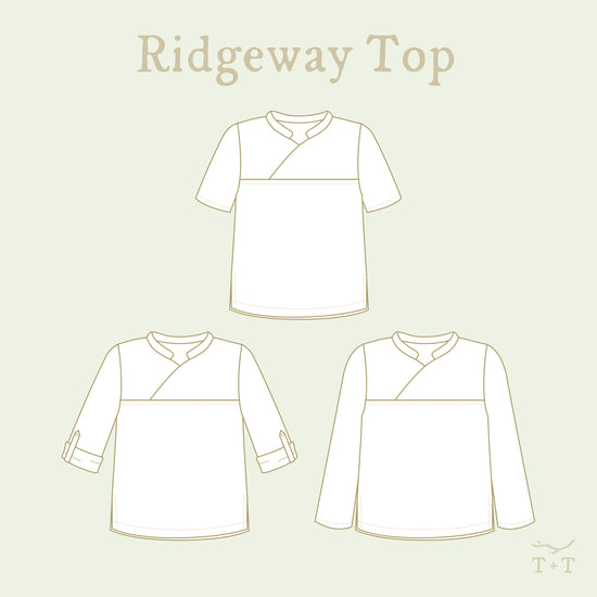 Ridgeway Top Men's Straight Fit sewing pattern from Twig + Tale
