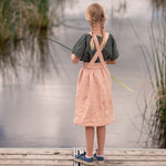 Wildflower Pinafore for children - digital sewing pattern and video class from Twig + Tale