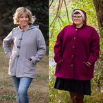 Pixie Coat Women's Curved Fit sewing pattern from Twig + Tale