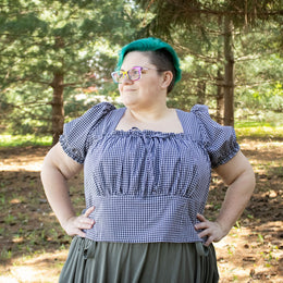 Willow Top digital sewing pattern from Twig + Tale