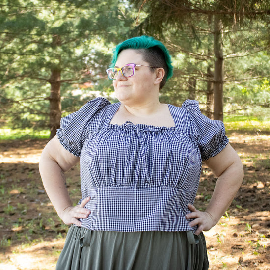 Willow Top digital sewing pattern from Twig + Tale