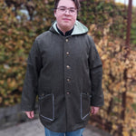 Pixie Coat Men's Straight Fit sewing pattern from Twig + Tale