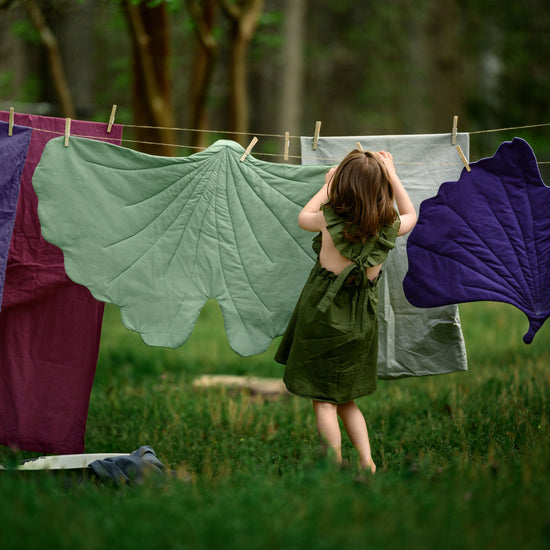 Asian Leaf Blanket Large Sizes - digital sewing pattern from Twig + Tale