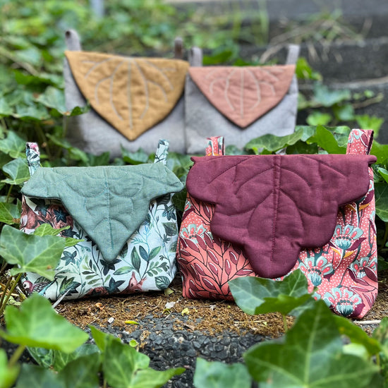 Leafy Add-on for Leaf Hip Pouch digital sewing pattern from Twig and Tale