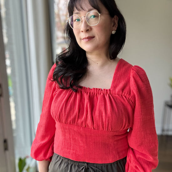 Willow Top digital sewing pattern from Twig + Tale