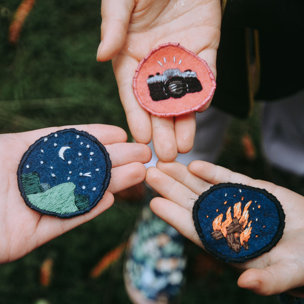 Adventure Patches Embroidery Pattern - Camp – Twig + Tale