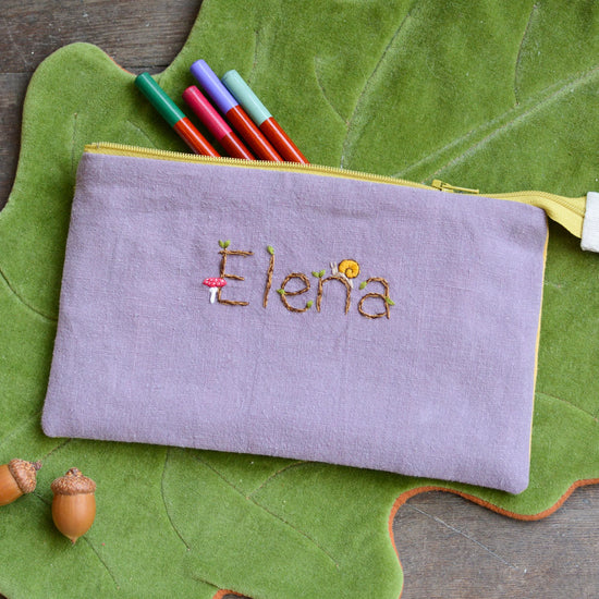 Woodland Alphabet Embroidery ~ Digital Pattern + Video